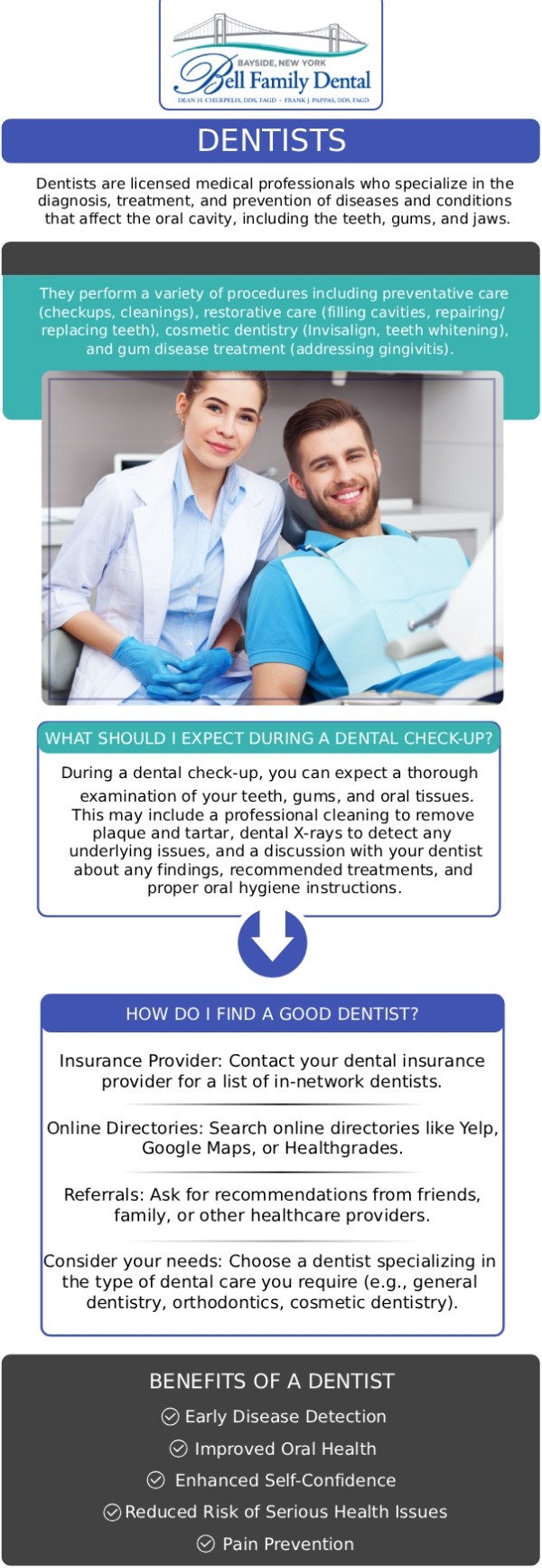 Common questions asked by patients: What causes sudden tooth sensitivity? How can I prevent my teeth from becoming highly sensitive? How is severe tooth sensitivity professionally treated? How can Bell Family Dental help relieve my tooth sensitivity? For more information, contact us or request an appointment online. We are conveniently located at 33-03 Bell Blvd, Bayside, NY 11361. Common questions asked by patients: What causes sudden tooth sensitivity? How can I prevent my teeth from becoming highly sensitive? How is severe tooth sensitivity professionally treated? How can Bell Family Dental help relieve my tooth sensitivity? For more information, contact us or request an appointment online. We are conveniently located at 33-03 Bell Blvd, Bayside, NY 11361.