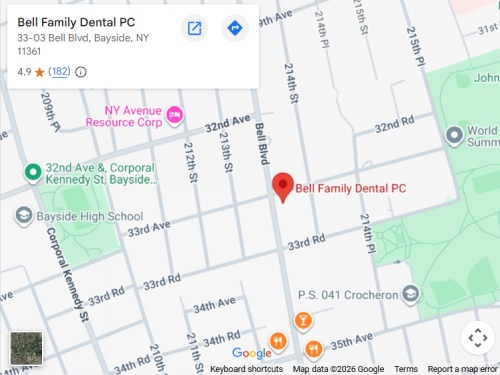 Get Directions From Your Location to Bell Family Dental in Bayside, NY
